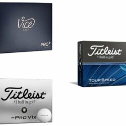 3 dozen golf ball boxes. Tour Speed, Vice Pro Plus and -ProV1x