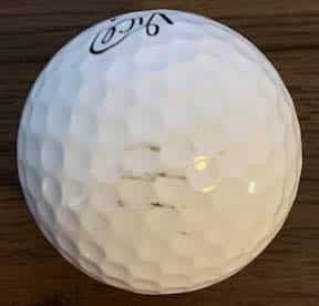 Vice ball that appears to have a scuff.
