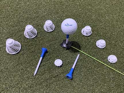 Simulator Golf Tees, 3 sets