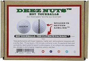 Deez Nuts golf balls