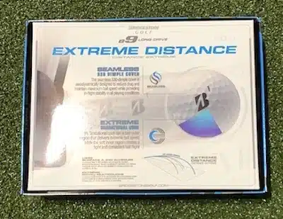 bridgestone e9 golf balls box