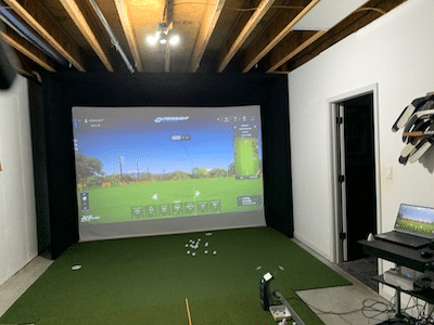 My home golf simulator