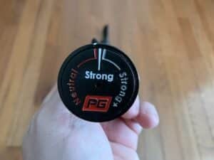 straight stick adjustable grip dial