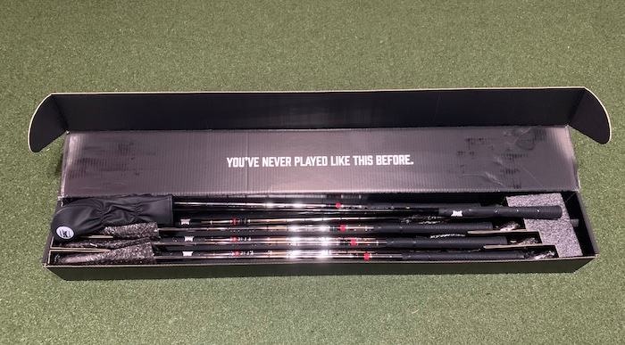 New PXG clubs in the box
