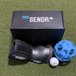 prosendr review with wrist cradle, compression sphere, and a bigteesgolf logo ball.